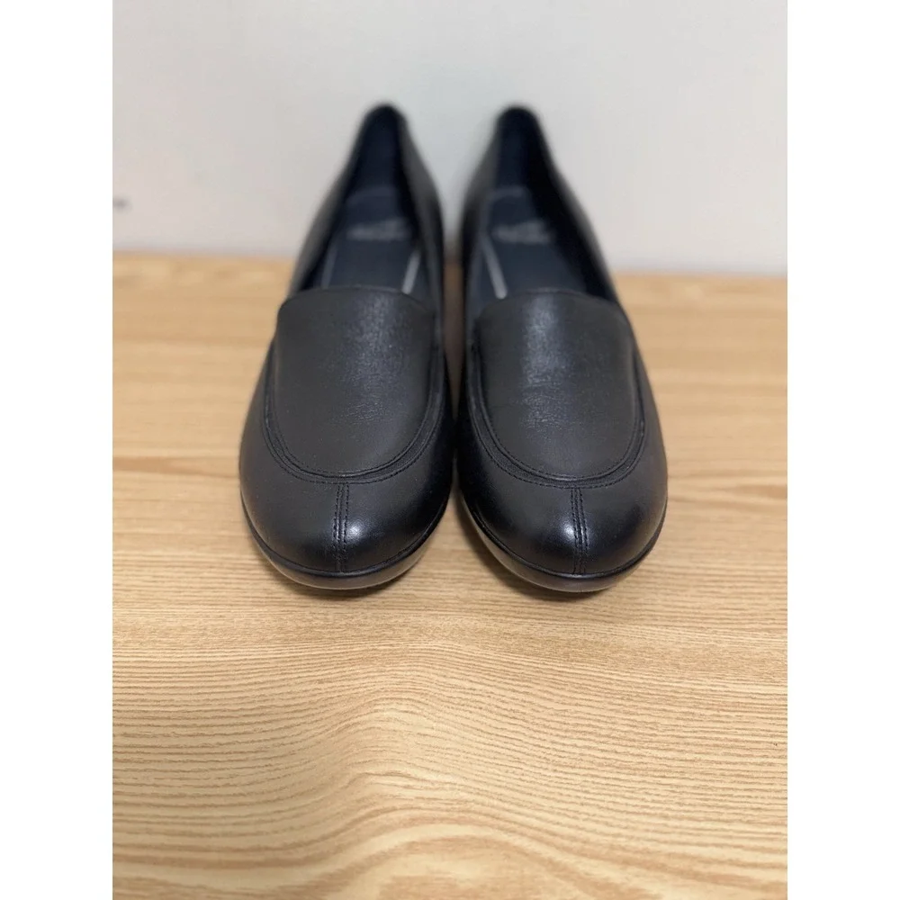Dansko Shoes Womens Debra Wedge Loafer Black Leather 41 Us 10.5 11 Slip On Shoes